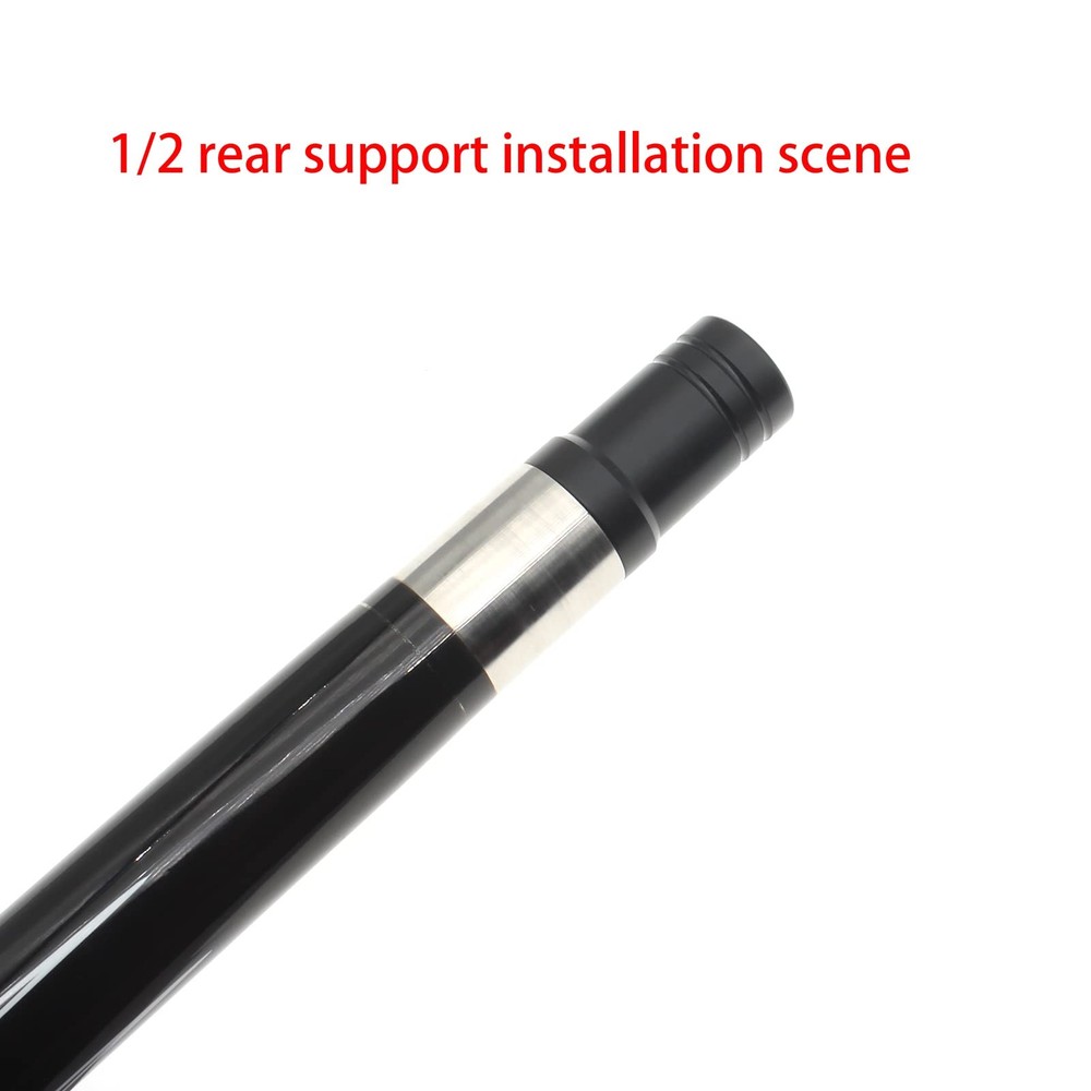 OZXNO 5/16-18 Billiard Cue Joint Protector Black Pool Stick