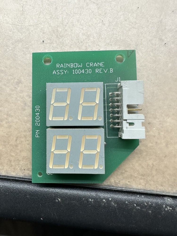 2 Rainbow crane display 2 Digital Boards Control Panel 30,36 Sugarloaf Claw SET