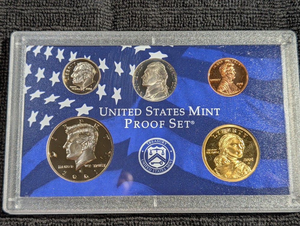 2001 US Proof set OGP COA