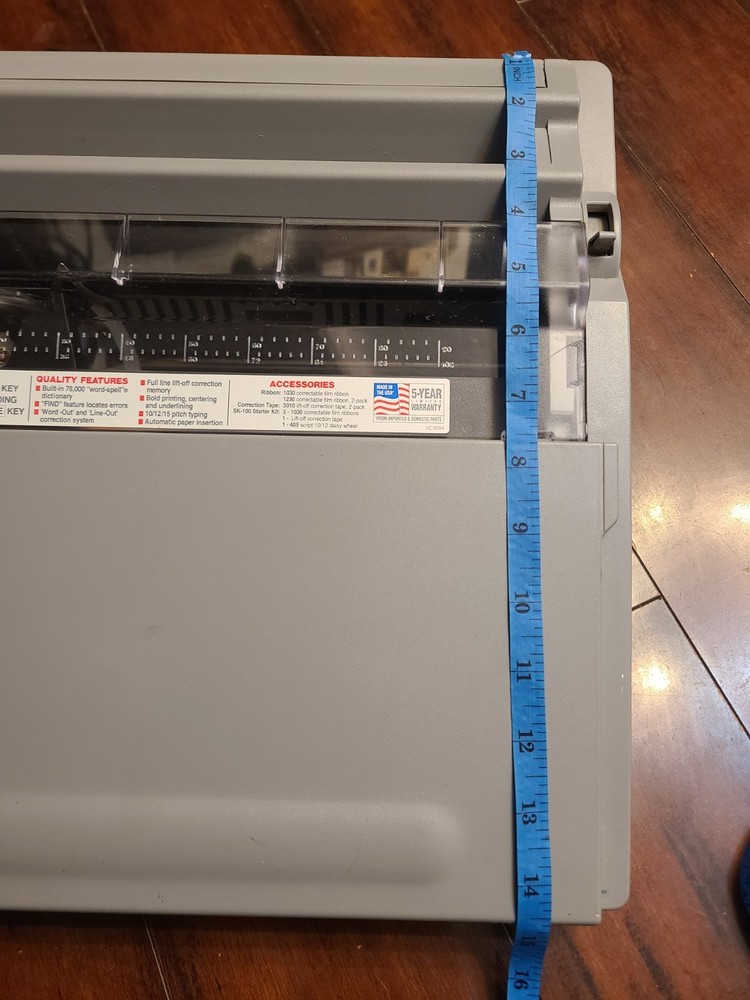 Brother gx-7500 typewriter tested, working