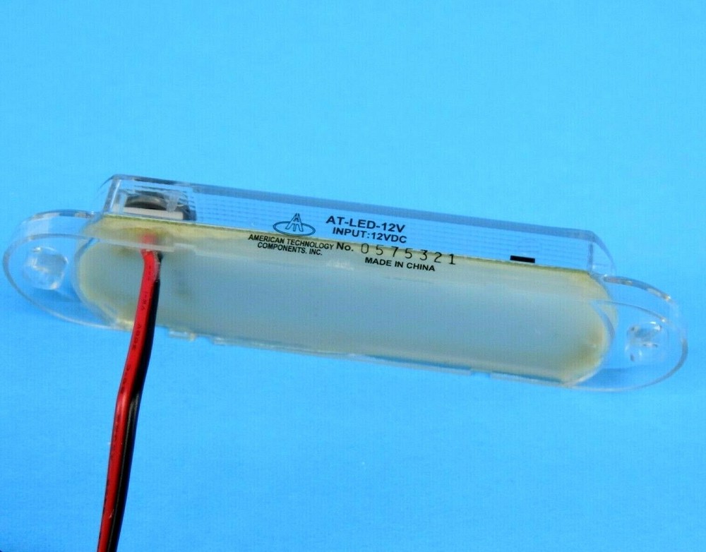 SNUGTOP 718478 LED 12V TRUCK CAMPER CAP INTERIOR DOME LIGHT ON/OFF SWITCH BUTTON