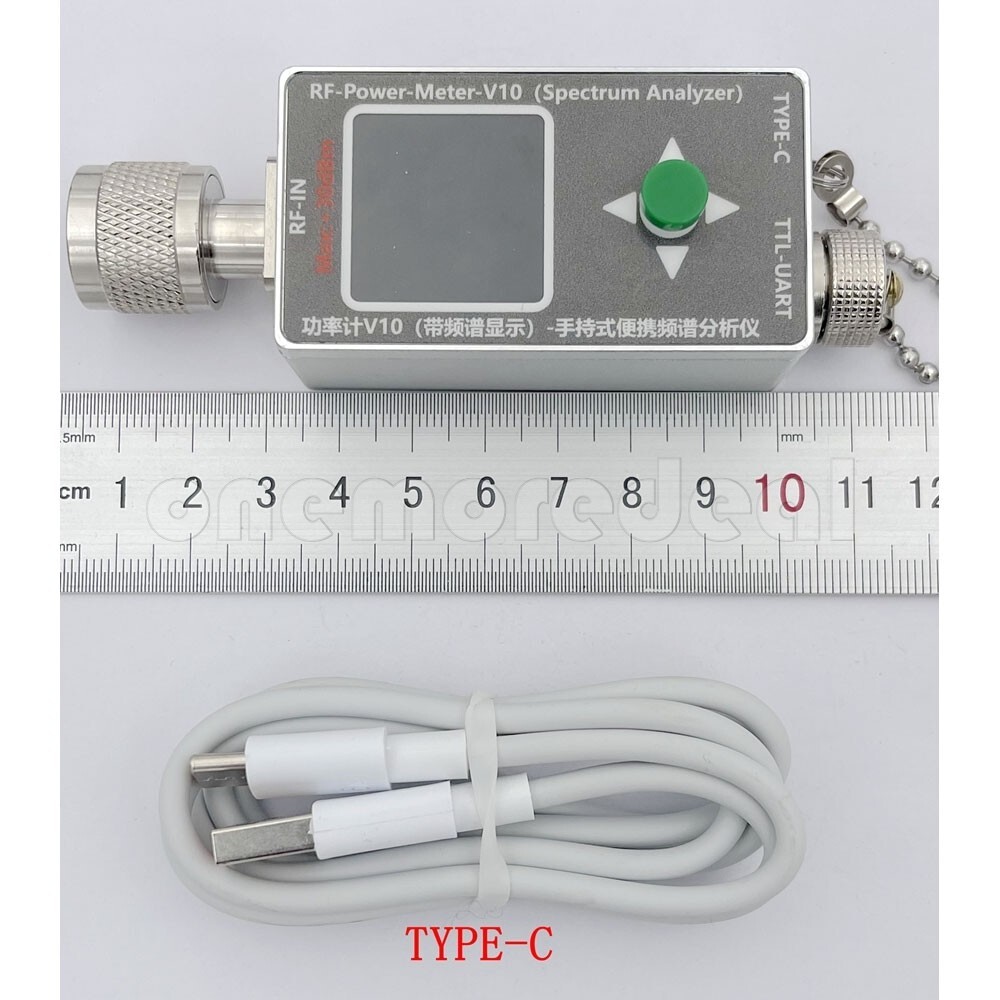 RF-Power-Meter-V10 Handheld Spectrum Analyzer + Spectrum Display and Type-C Port