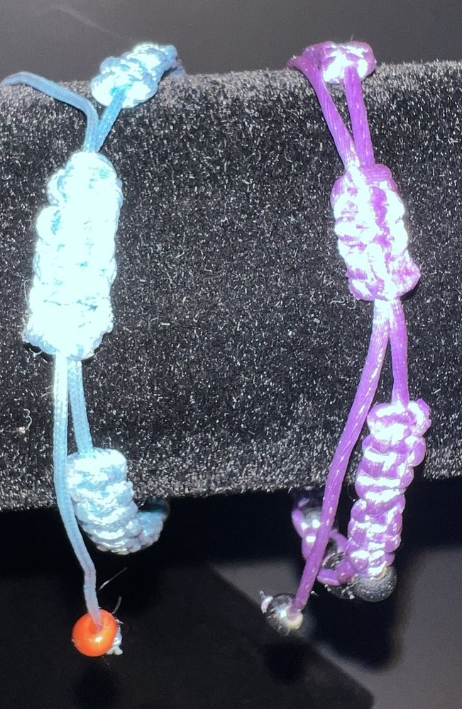 Handmade Macrame Bracelets Set Of 2