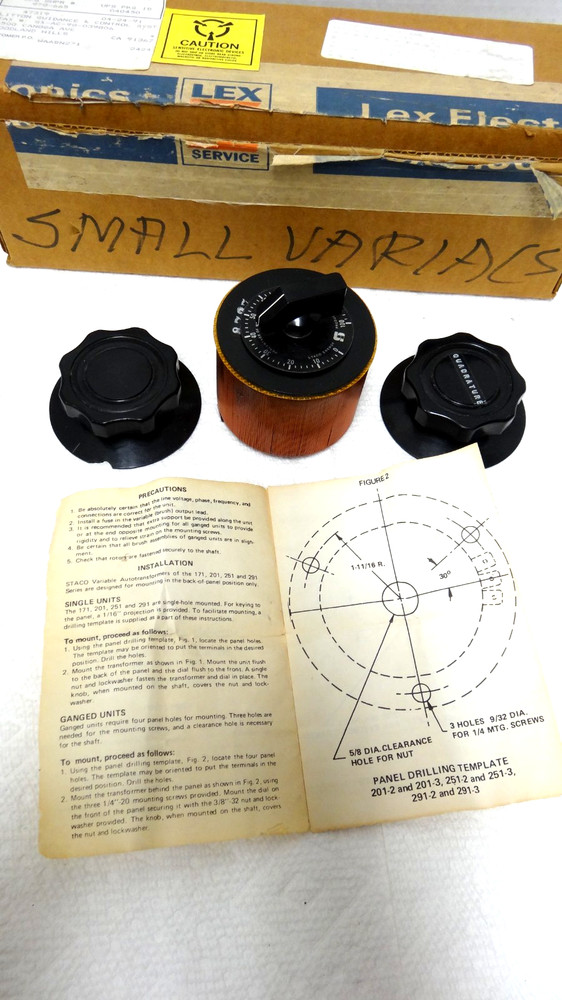Staco Variable Transformer