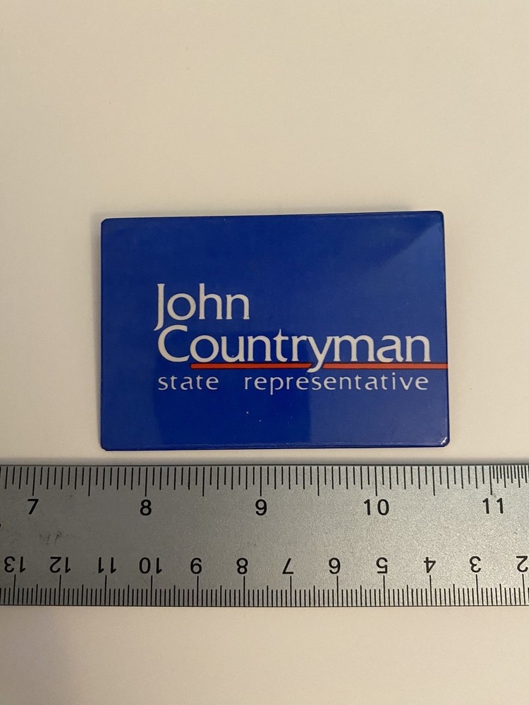 John Countryman State Representative Pin Back Button P25