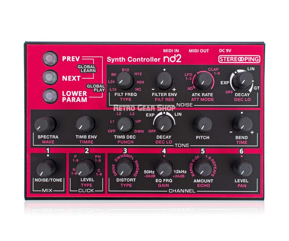 Stereoping CE-1 nd2 Midi Controller for Nord Drum 2 Vintage Synth