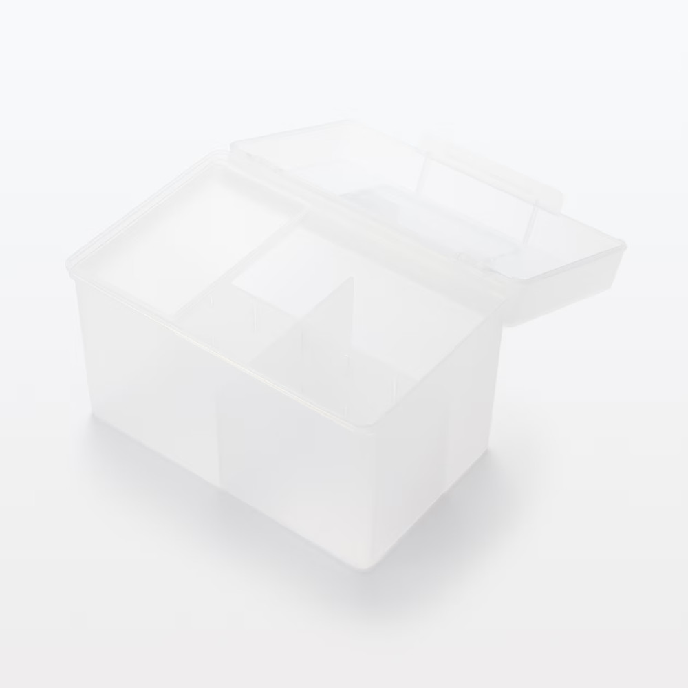 MUJI Polypropylene First Aid Kit clear