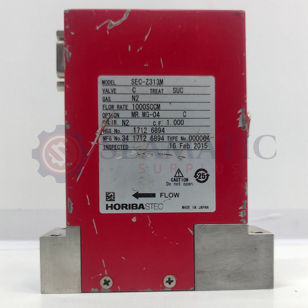 HORIBASTEC SEC-Z313M MASS FLOW CONTROLLER, UK#197