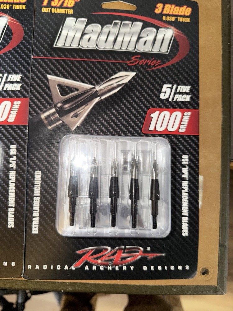 Radical Archery Design Broadheads Lot