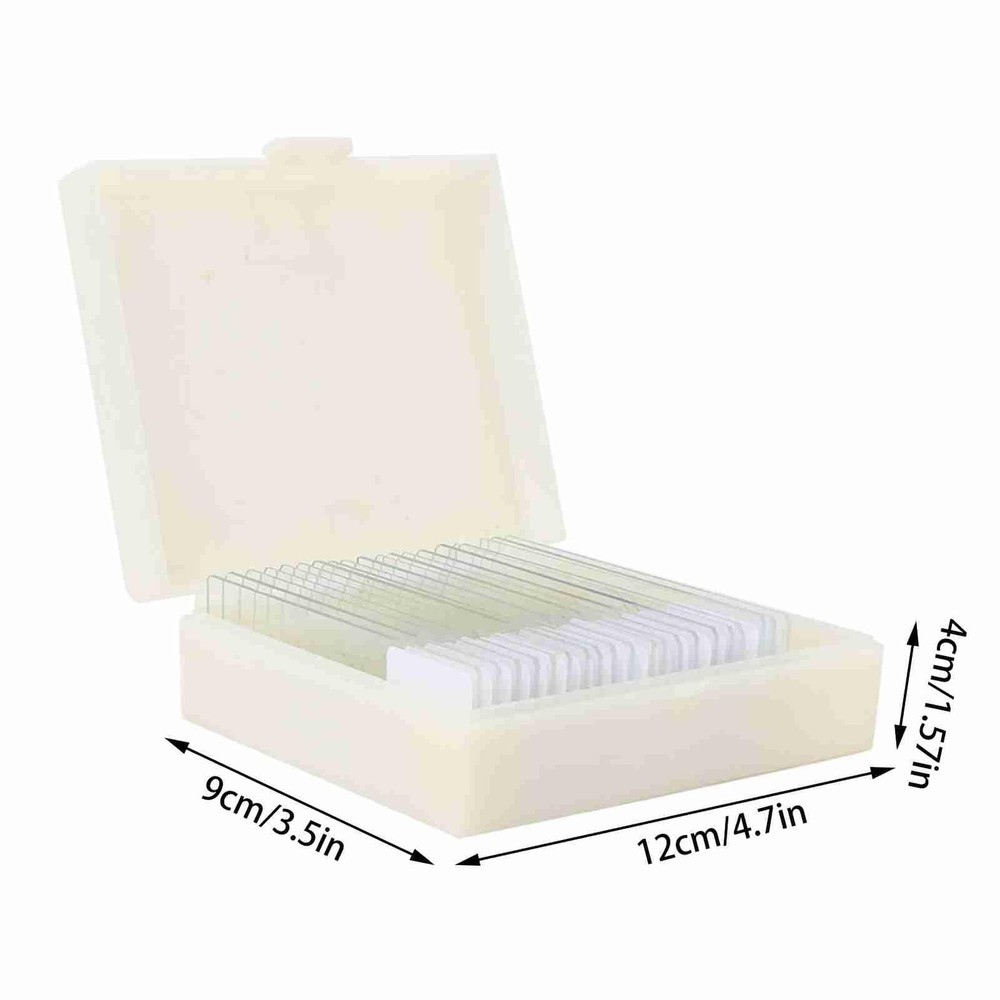 20pcs Microscope Slides Biology And Pathology Prepared Microbiological...