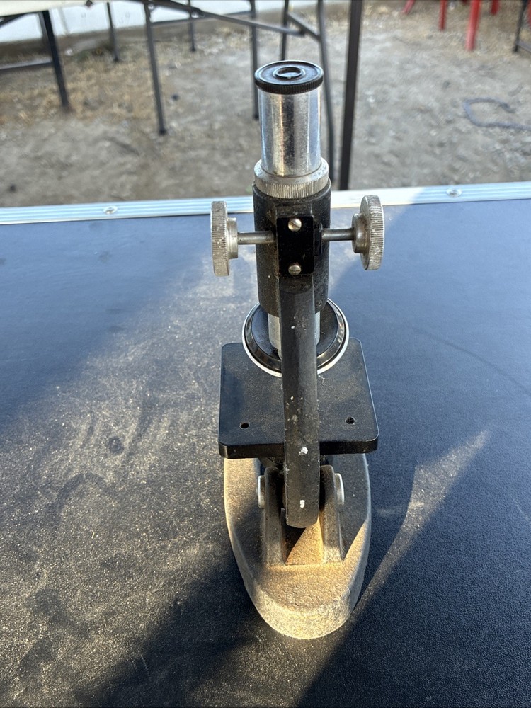 Vintage Shalco 100x, 200x, 300x Microscope (8A)