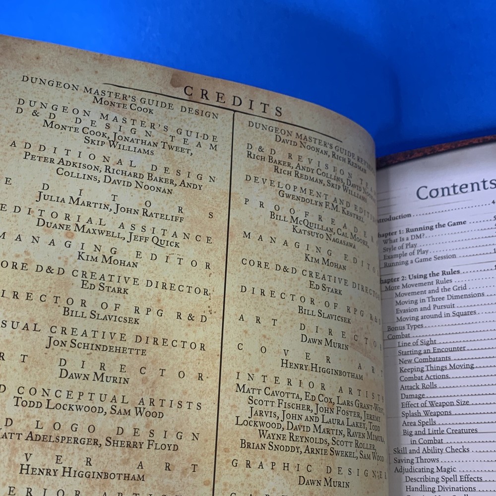 Dungeon Master's Guide Dungeons & Dragons Core Rulebook II v.3.5 D20 Nice No Map