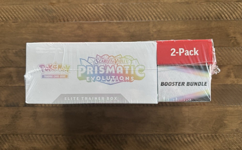 Pokemon Prismatic Evolutions Elite Trainer Box and Booster Bundle Costco 2-Pack