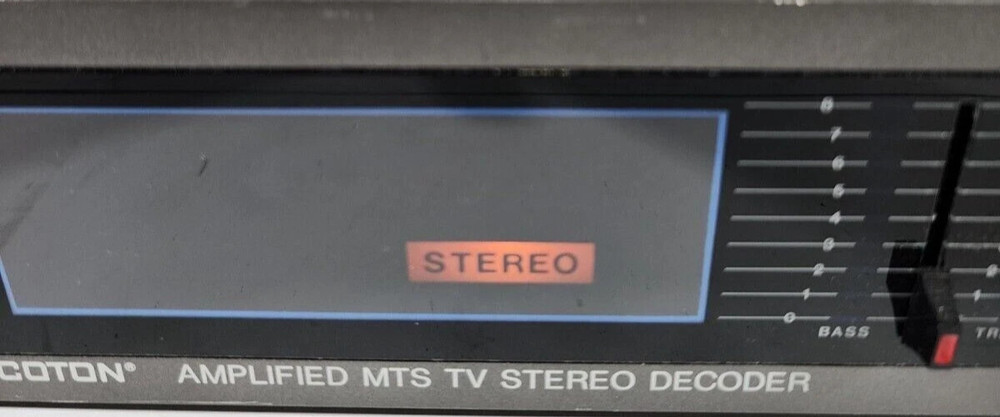 DBX Recoton F.R.E.D III Amplified MTS TV Stereo Decoder