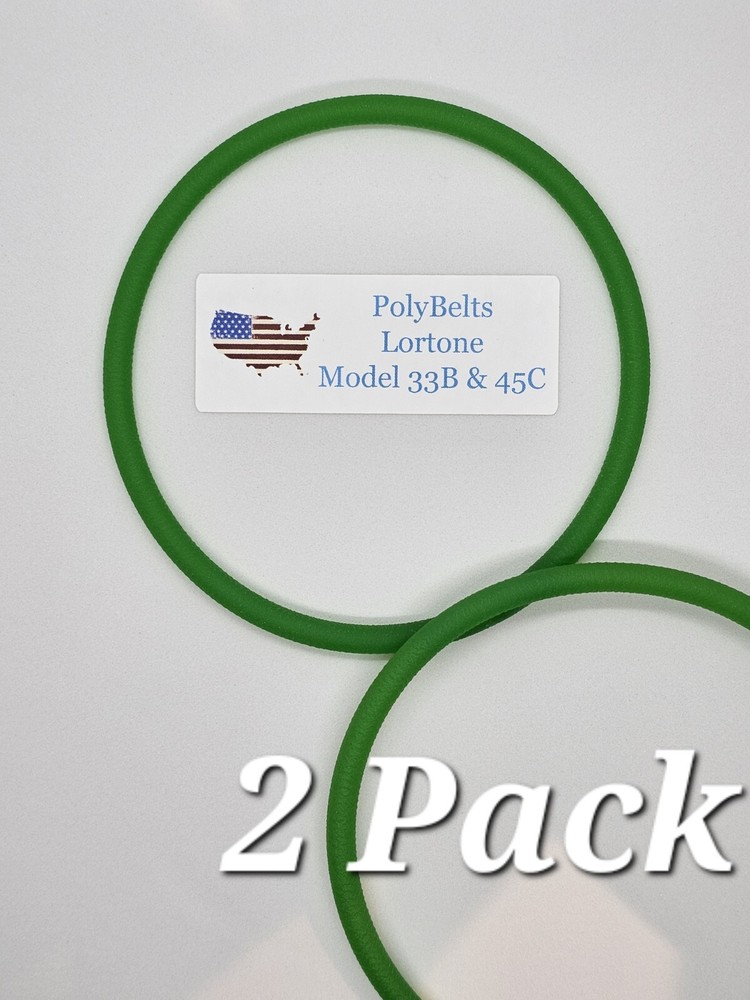 Lortone  Model 33B & 45C Replacement Belt (Polyurethane) 2-Pack