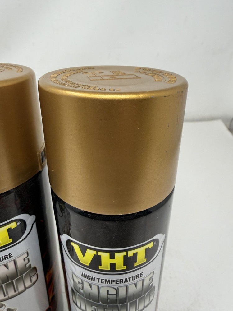 VHT SP404 Engine Metallic Gold Flake Paint Can - 11 oz. (3 pack )