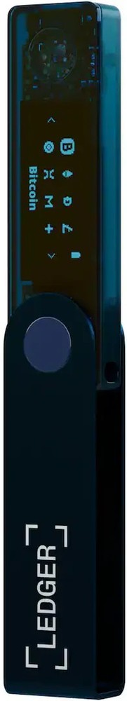 Ledger Nano X Hardware Wallet Cryptocurrency Bluetooth Gem Blue