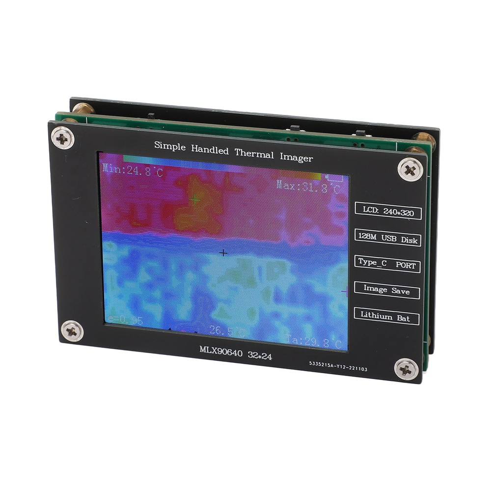 Thermal Imager Infrared Camera Digital Handheld Portable 2.8in LCD Screen