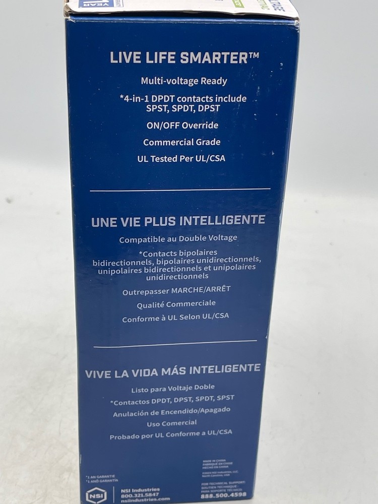 Tork Time Switch TU40 Electromechanical 24 Hour Multi-Voltage Plastic Case DPDT