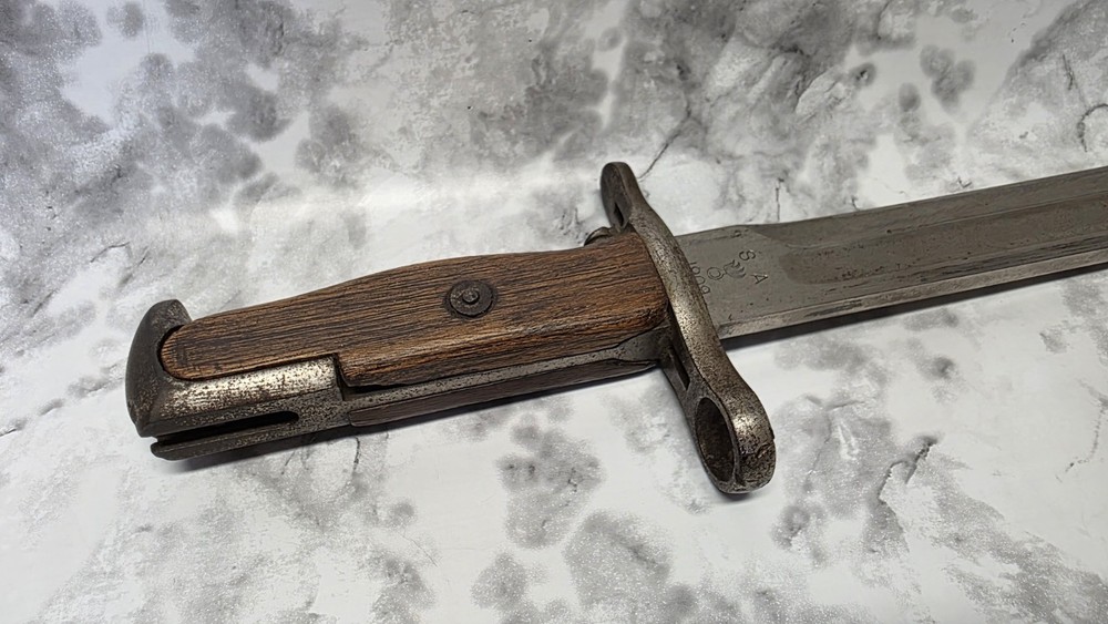 US M1905 Springfield Armory 1909 Dated Bayonet - Nice Original Condition , Sharp