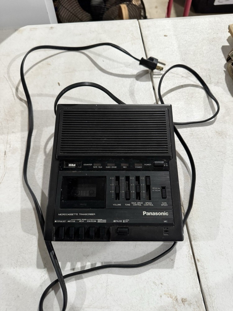 Panasonic Micro Cassette Transcriber Recorder RR-930