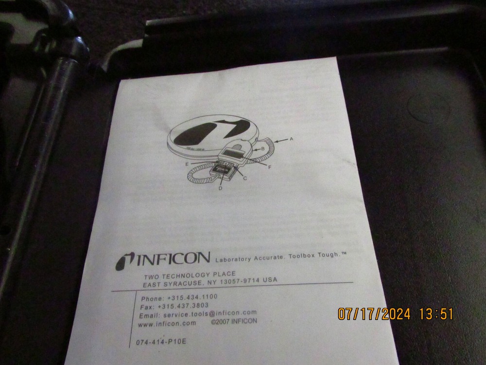 INFICON Tek-Mate Refrigerant Leak Detector
