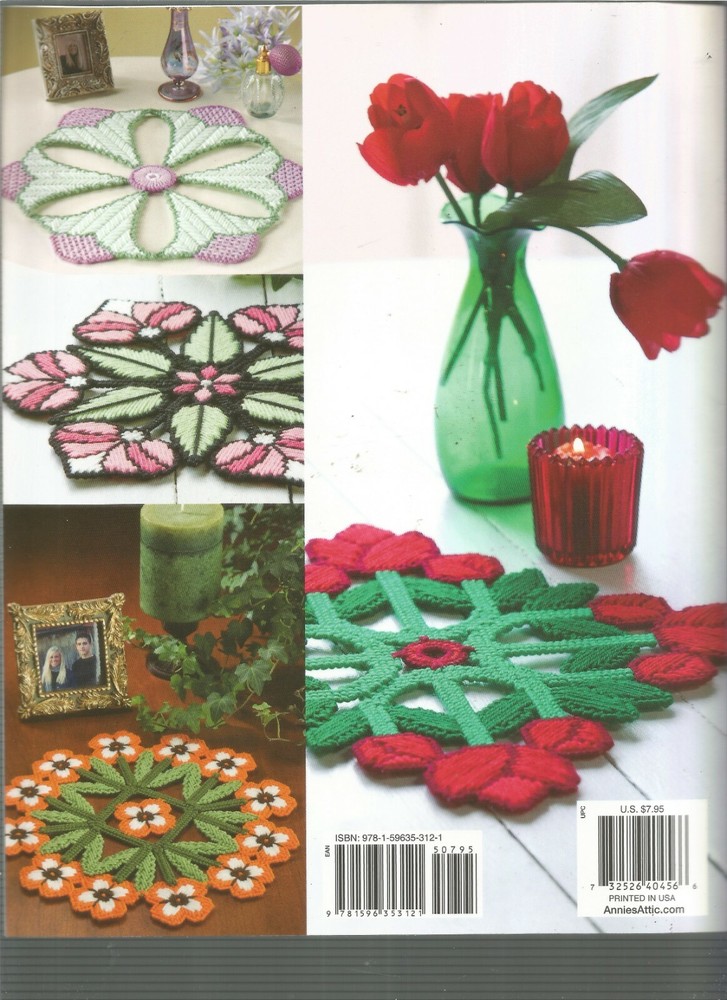 Plastic Canvas Patterns Decorative Doilies 5 Styles Annies Attic E74