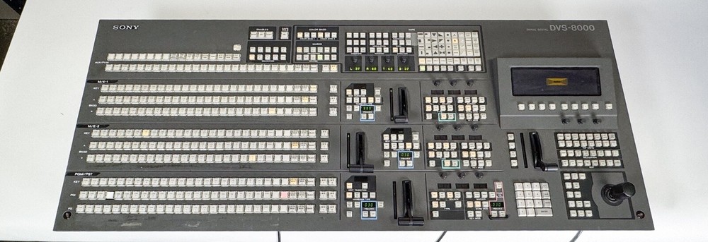 SONY Switcher Control DVS-8000C & Model BKDS-8010 Switcher Panel