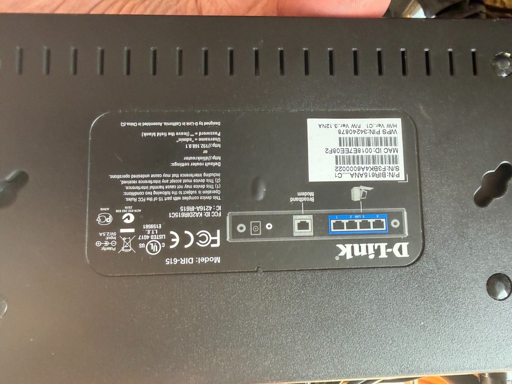 D-link router AF 1805-A