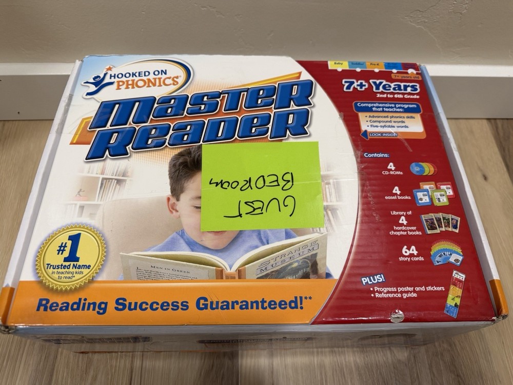 NIB NEW Hooked on Phonics Master Reader 2nd to 6th Grade - COMPLETE