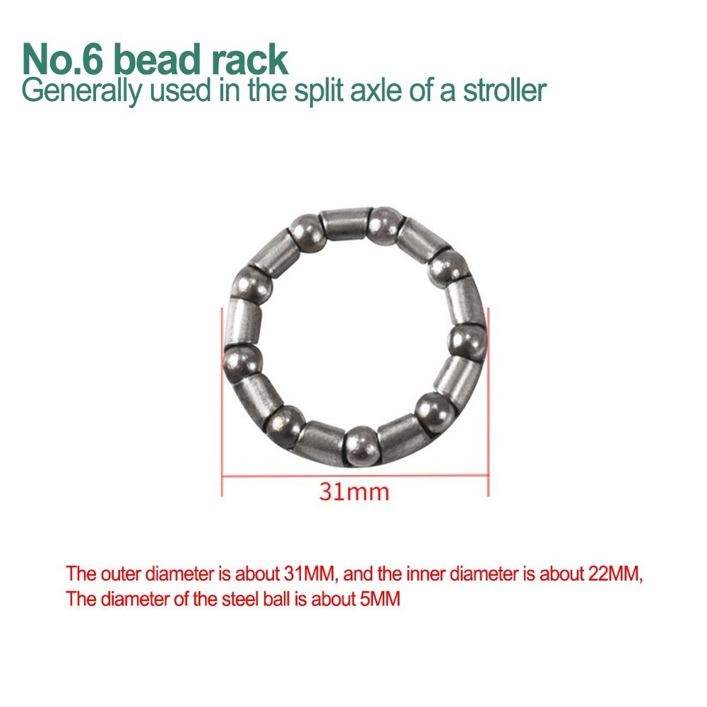 Headset Bearings Mountain Bicycle Racing Bicycle Replacement Silver Steel