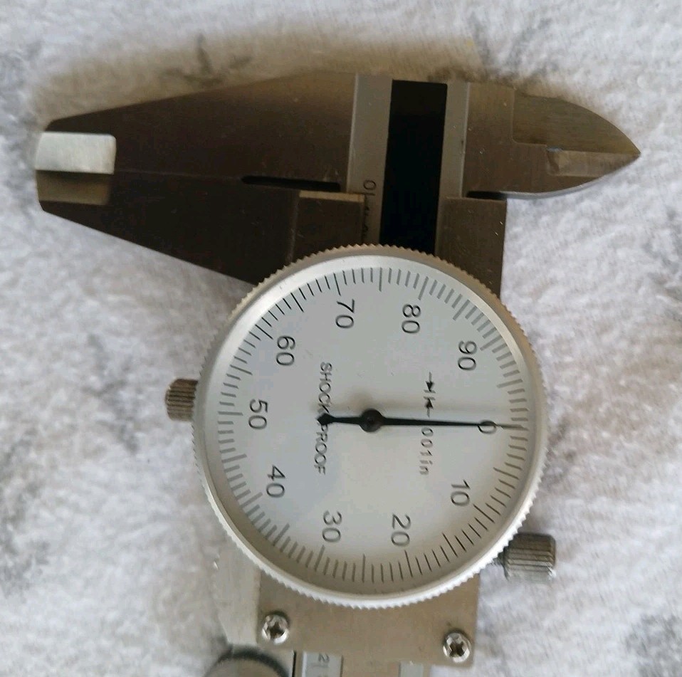 Dial Caliper | 0–6” Range | Precision Machinist Tool in Foam Case Shoch-Proof