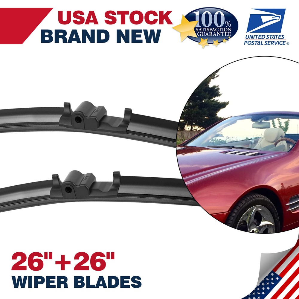 For Mercedes-Benz E350 2006-2011 FRONT 26"+26" WINDSHIELD WIPER BLADE SET OEM
