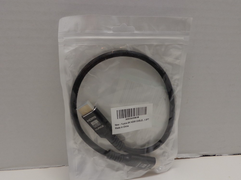 8K HDMI Cable 1.5 feet, Yuaice New