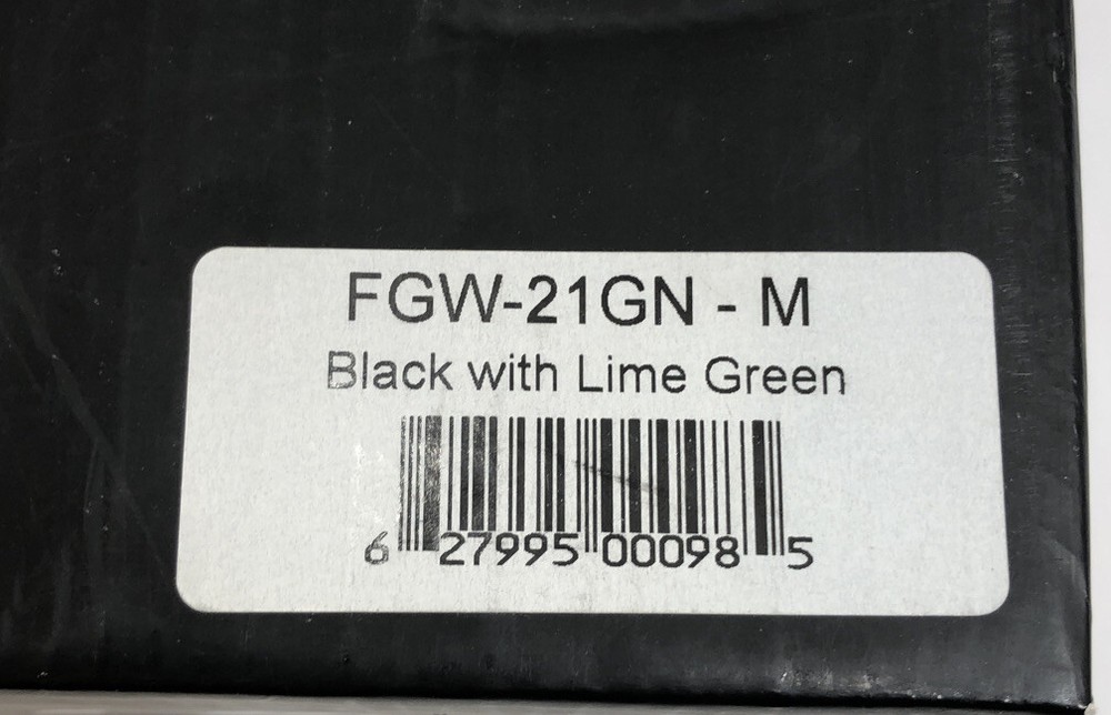 Fired Up Women’s Heated Gloves Black/Lime Green - Medium