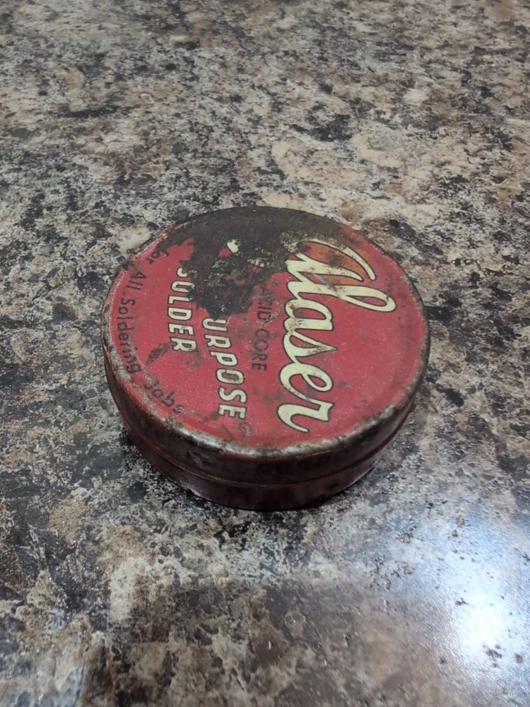Vtg Glaser All Purpose Solder Tin