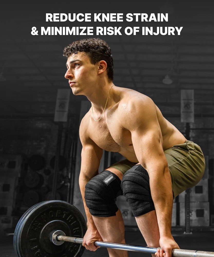 Heavy-Duty Knee Brace Straps - Reinforced Construction