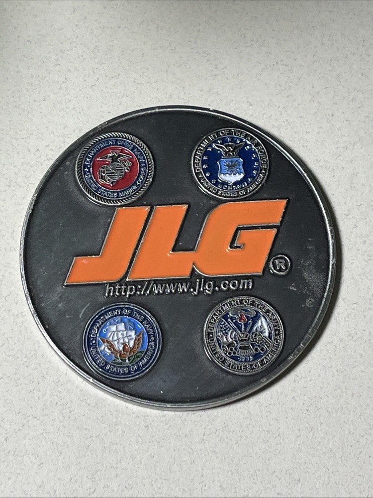 JLG Government Services Military Support Challenge Coin