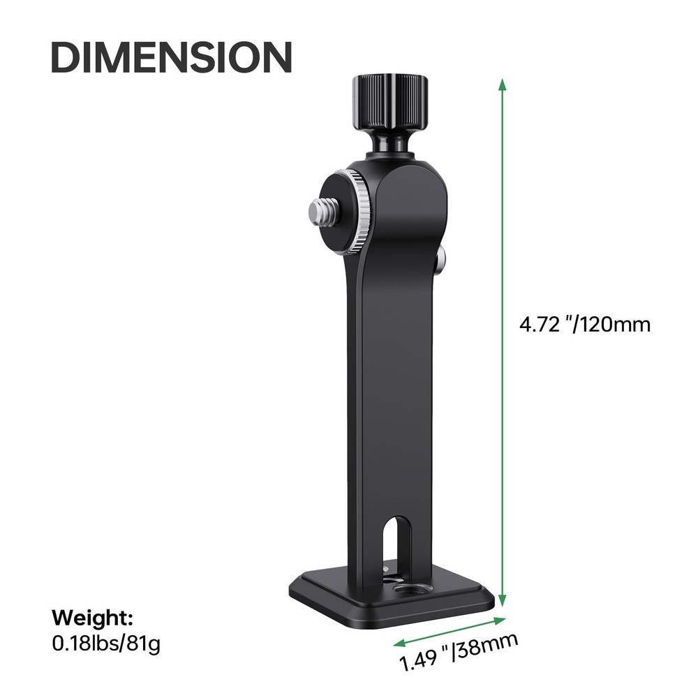 TWYJ-1 Binocular Tripod Adapter, Aluminium Binocular Mount Quick Release with 1/