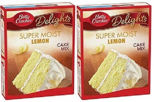 Betty Crocker Super Moist Lemon Cake Mix 2 Pack