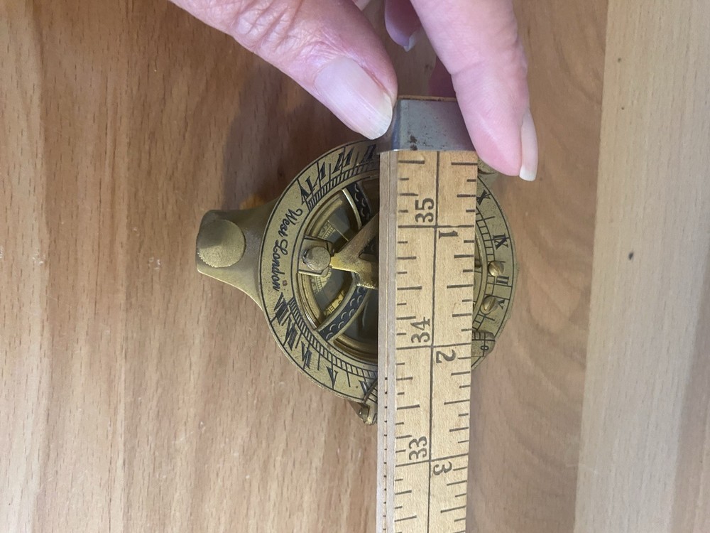 West London Brass Sundial Compass
