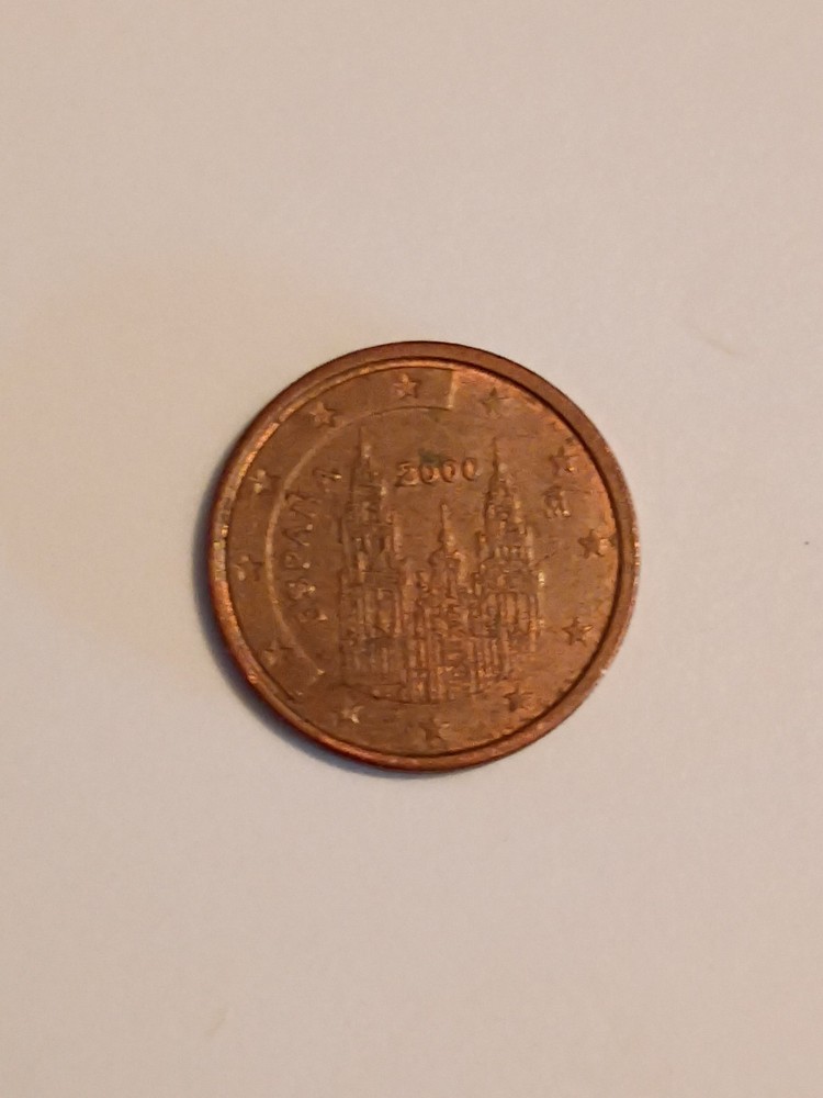 2000/ 2 Cents Euro Coin Spain