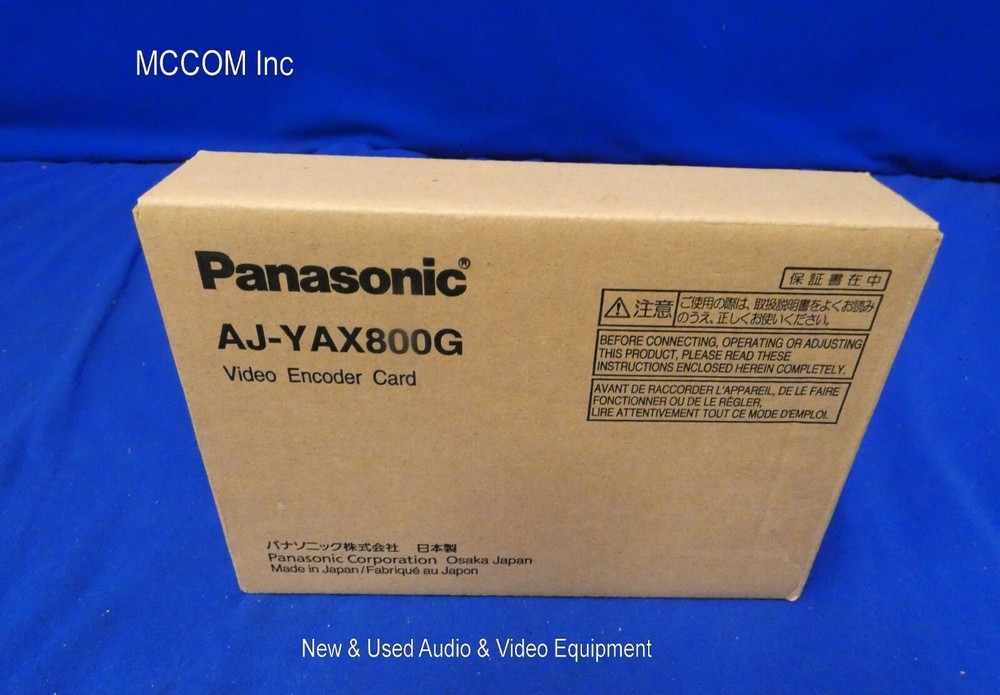 Panasonic AJ-YAX800G Video Encoder Card New