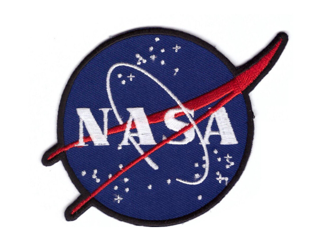 White NASA Crew Uniform Space Shuttle Costume Patch Iron on