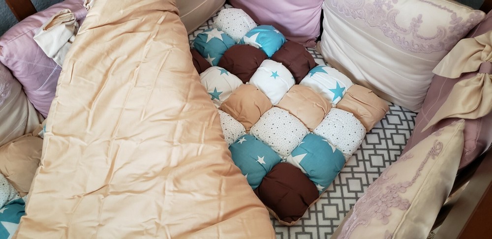 Modern Baby Comforter, Pillow, Sheets Set