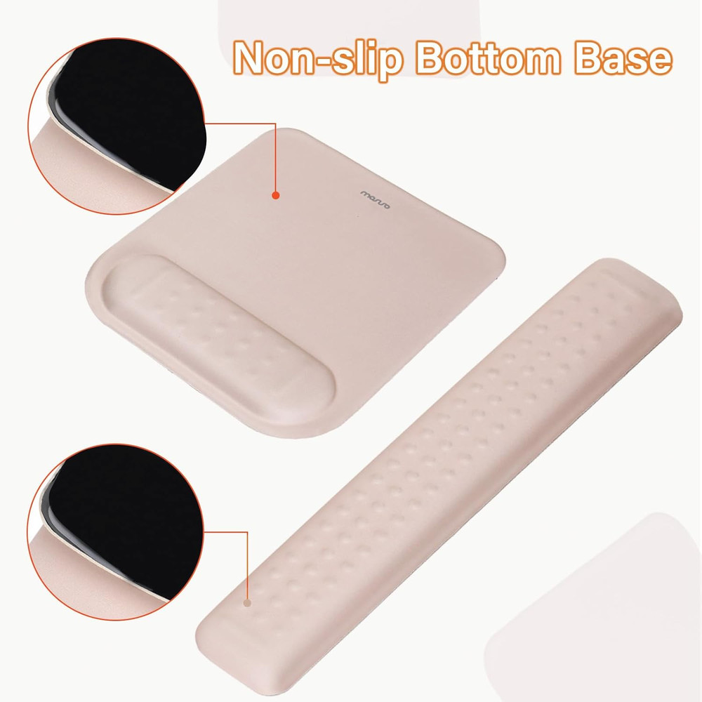 Computer Keyboard Stand&Wrist Rest Support for Keyboard &Mouse Pad Set, Ergonomi