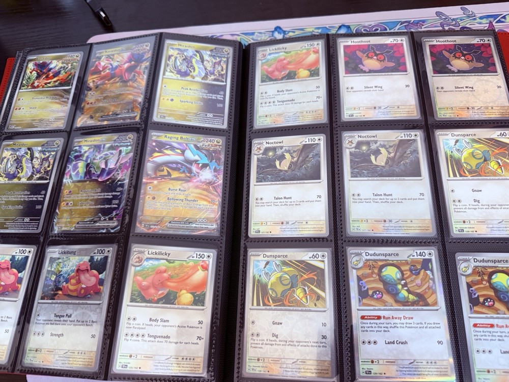 Temporal Forces Complete Base master Set Reverse Holos, EXS with 9 pocket binder