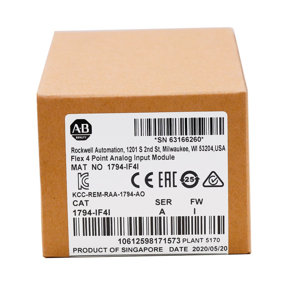 Allen-Bradley 1794-IF4I Flex 4 Point Analog Input Module 1794IF4I