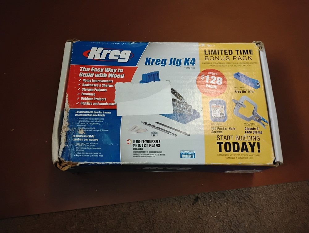 Kreg K4 Pocket Hole Jig System - Blue