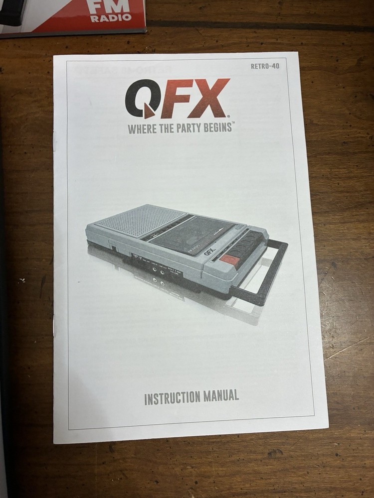 OFX Classic Shoe Style Cassette Player / Recorder